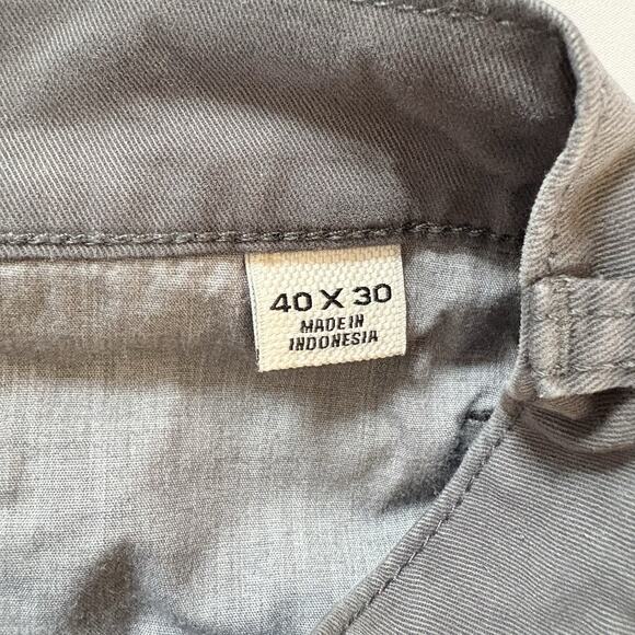 Flint and Tinder Men’s Gray Chino Pants Size 40x30 (Fit 40x30.5) Tapered Fit - Picture 10 of 15